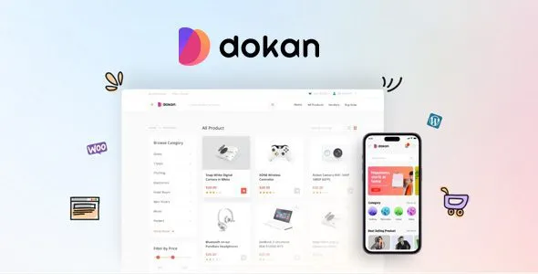 Dokan Pro 4.1.0 + Booking 1.4.5 + Theme – Multivendor Marketplace Plugin for WordPress Dokan-Pro-Multivendor