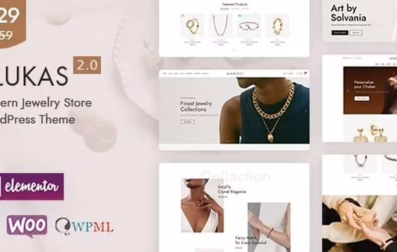 Alukas 2.0.13 – Modern Jewelry Store WordPress Theme alukas