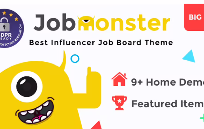 Jobmonster 4.8.2 – Job Board WordPress Theme jobmonster