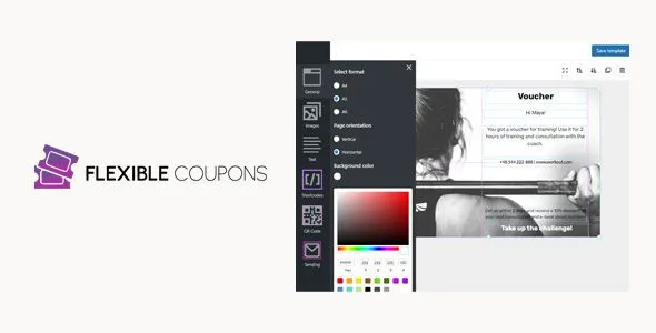 Flexible PDF Coupons PRO WooCommerce 2.4.3 – Advanced Gift Card & Voucher Plugin Flexible PDF Coupons PRO WooCommerce