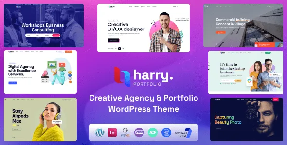 Harry 1.2.9 – Creative Agency & Portfolio WordPress Theme + RTL harry