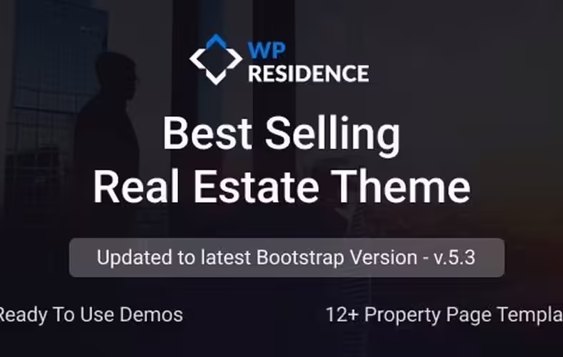 Residence Real Estate WordPress Theme 5.3.2 – Premium Property Listings Solution residence