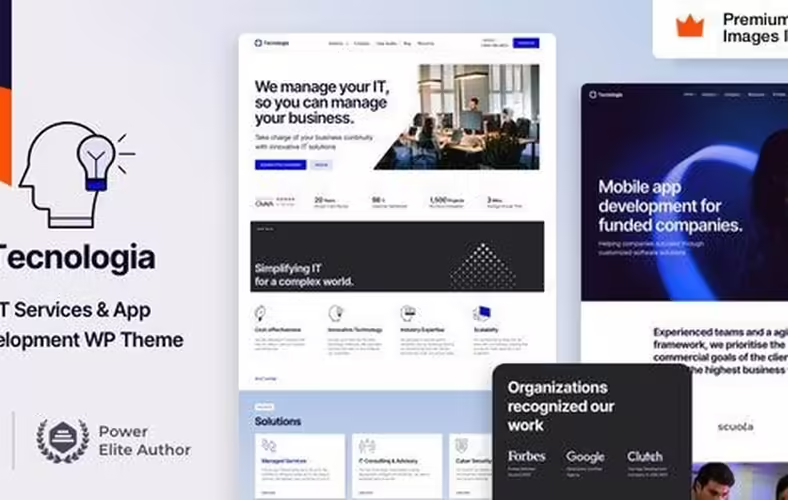 Tecnologia 27 – IT SAAS Software Technology WordPress Theme tecnologia