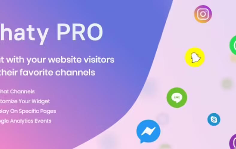 Chaty Pro 3.4.7 – Multi-Channel Engagement Widget for WordPress Chaty-Pro