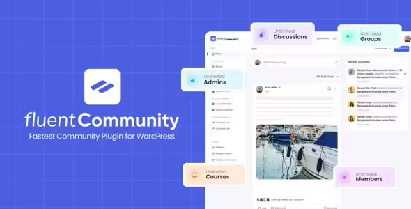 Fluent Community Pro 2.1.0 – Fast, Modern & Fully Customizable WordPress Community Platform Fluent Community Pro