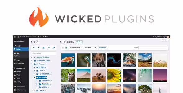 Wicked Folders Pro 4.1.1 – Advanced Folder Management System for WordPress Wicked Folders Pro