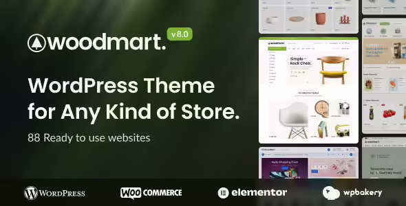 WoodMart 8.3.5 – High-Performance Multipurpose WooCommerce Theme WoodMart